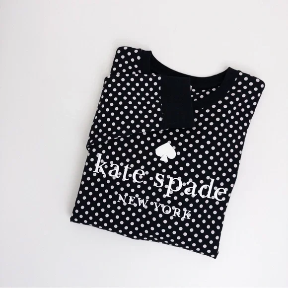 Kate Spade New York . Polka Dot Sweatshirt - Picture 3 of 7